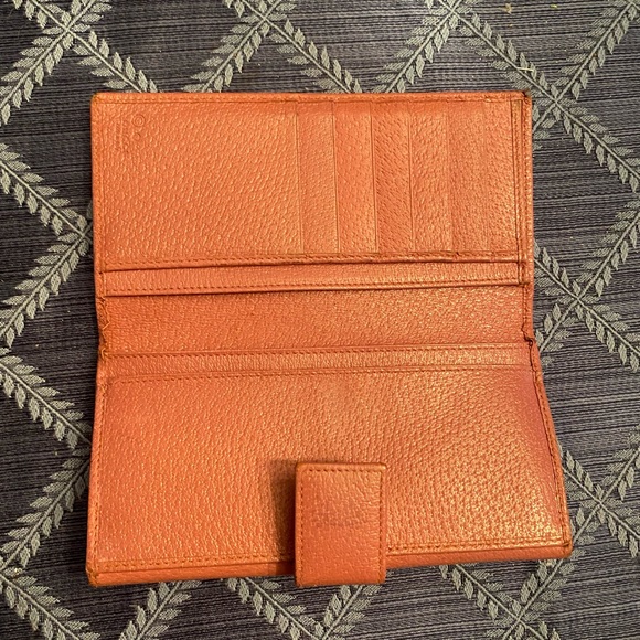 Gucci Continental pebble leather wallet rose pink - Picture 5 of 5